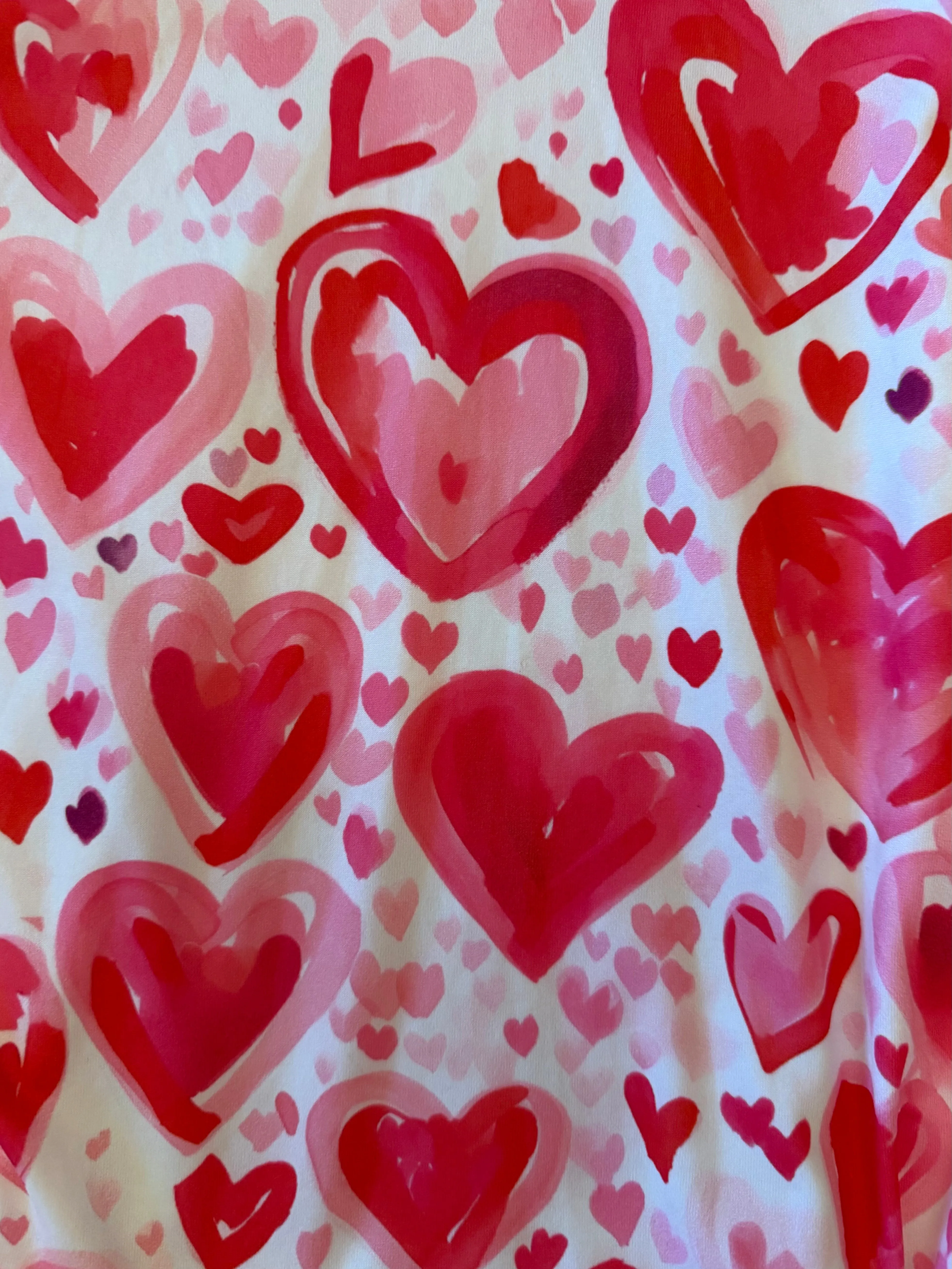 Valentine’s Watercolor Hearts Dress