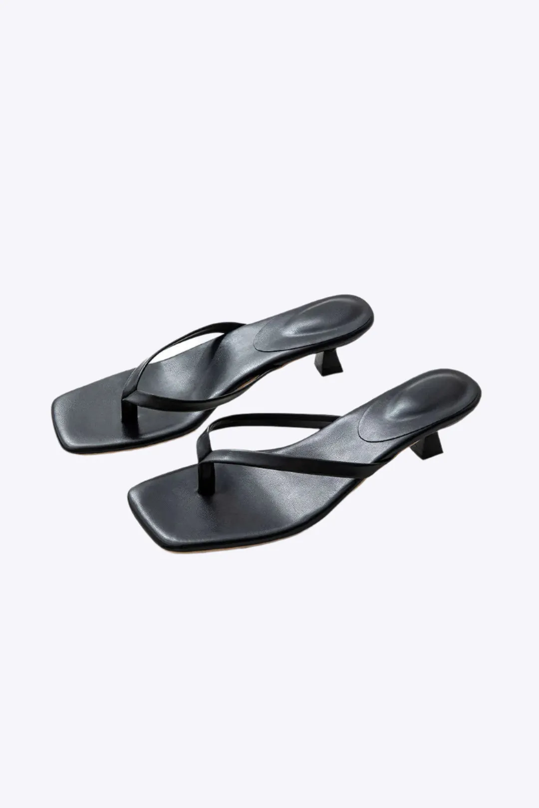 Vesper - Modern Square Toe Look Woman's Heeled Sandals