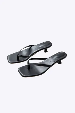 Vesper - Modern Square Toe Look Woman's Heeled Sandals