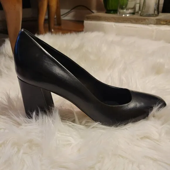 Via Spiga Women's Beatrice Square-Toe Block-Heel Pumps