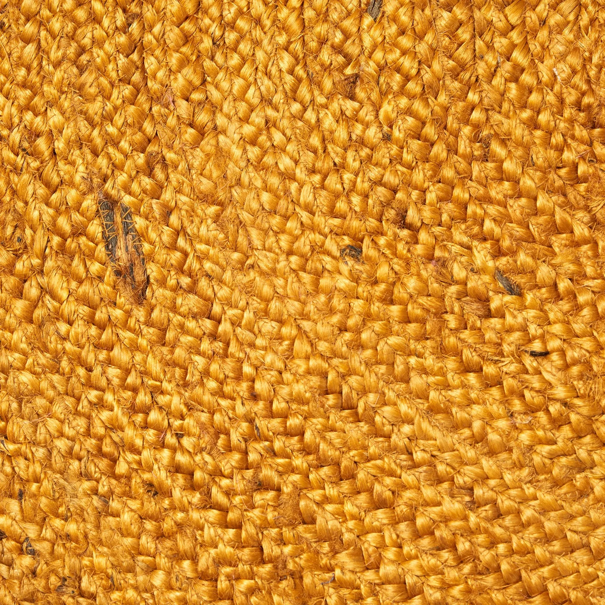 Vintage Design Benton Ochre Round Jute Rug