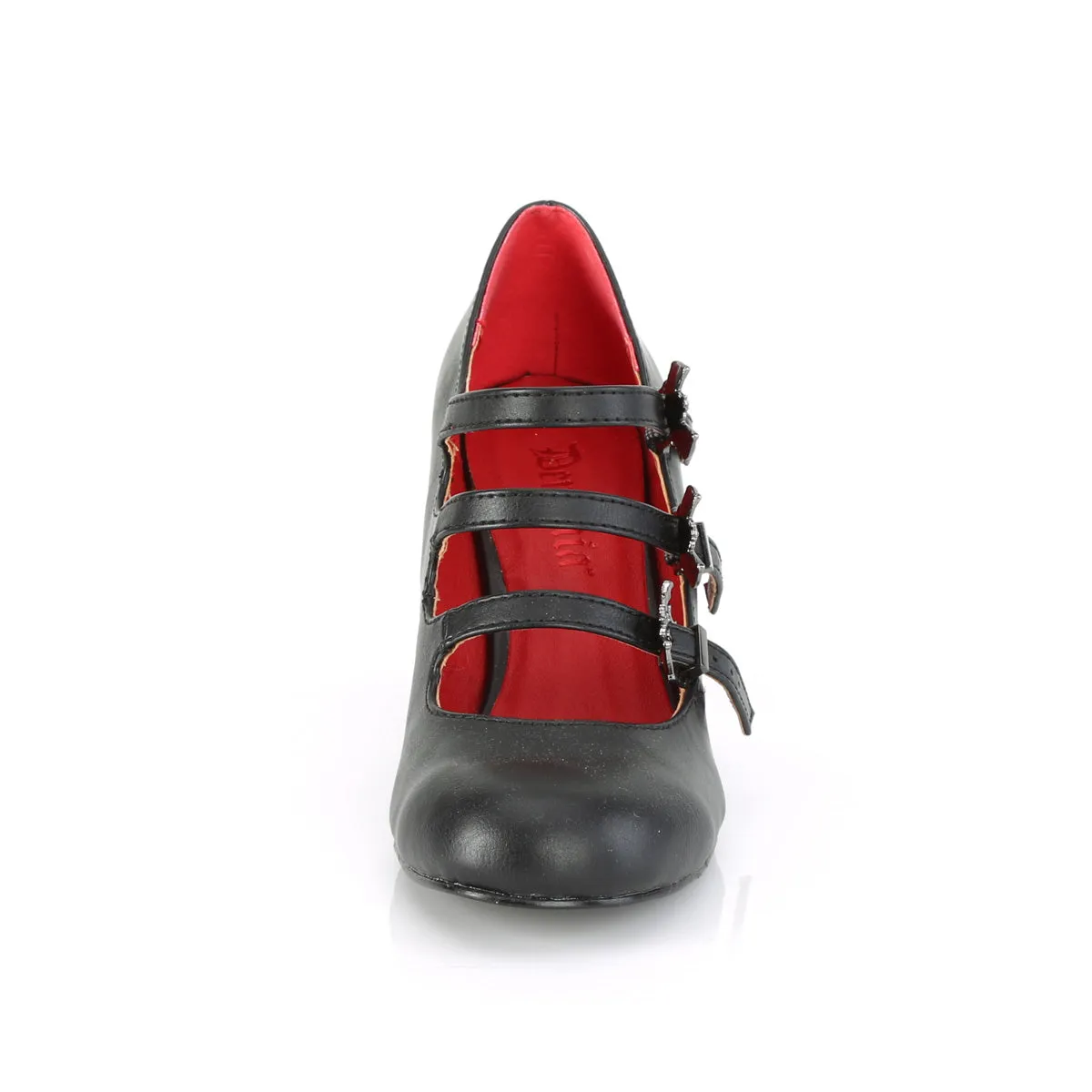 VIVIKA-38  Black Vegan Leather