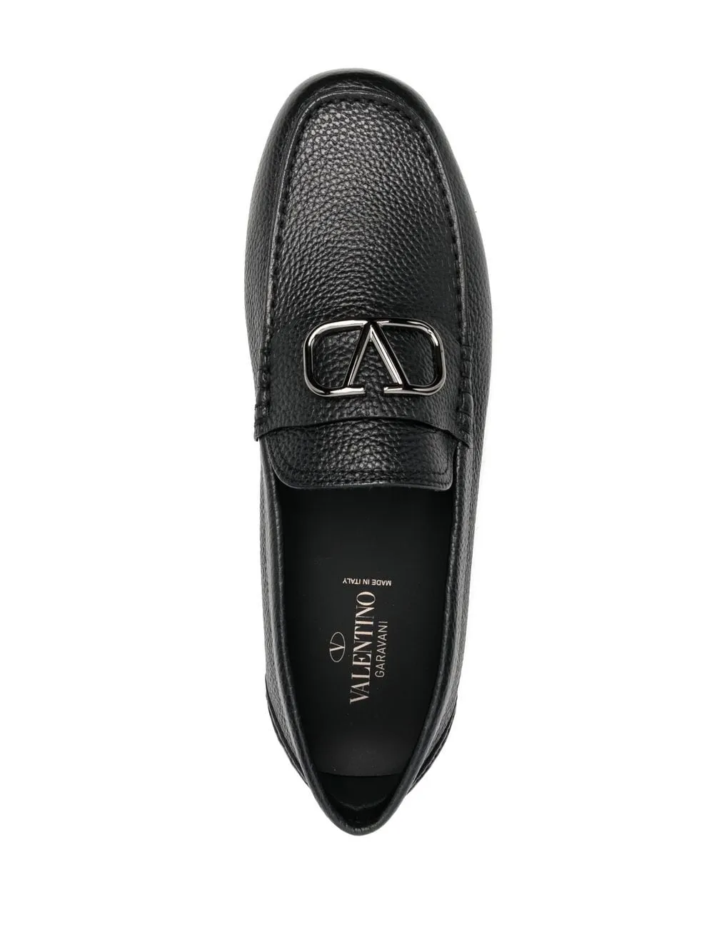 Vlogo signature leather loafers