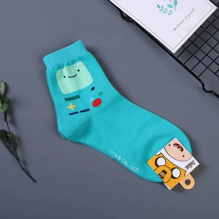 Women's Cotton Cartoon Character Ankle Socks
