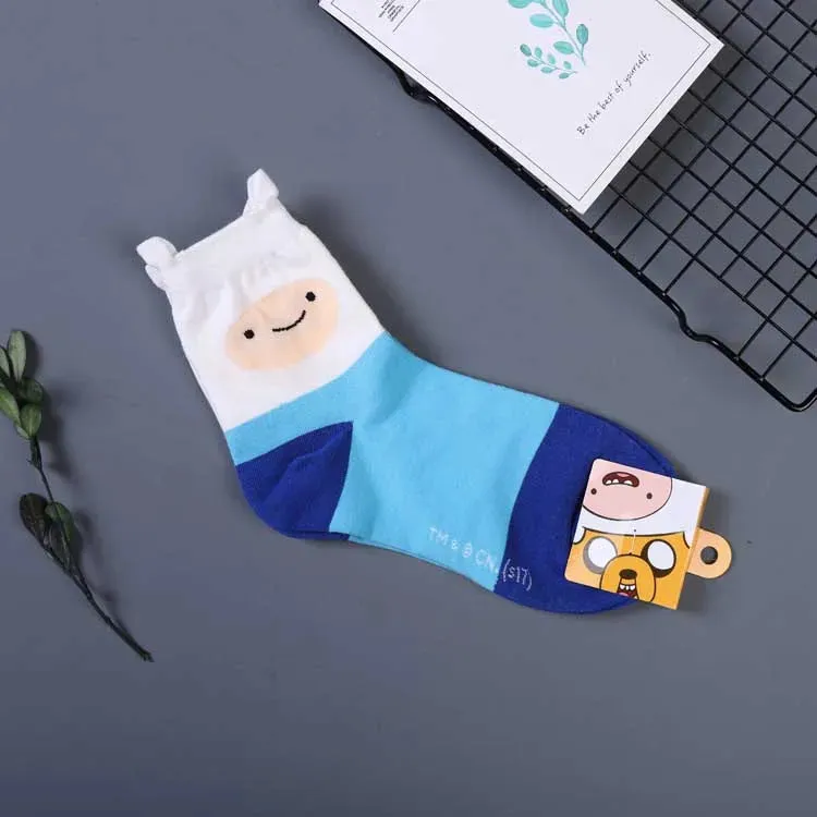 Women's Cotton Cartoon Character Ankle Socks