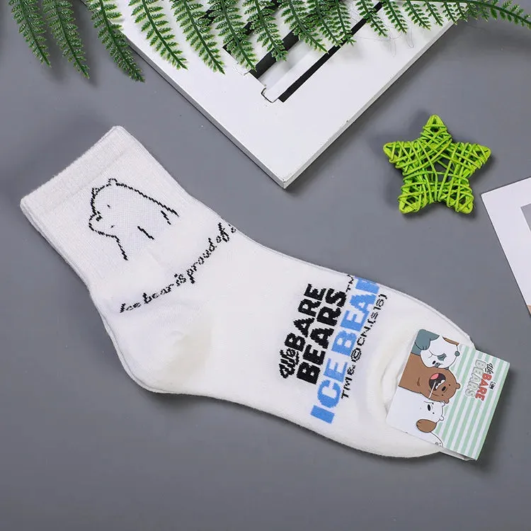 Women's Cotton Cartoon Character Ankle Socks