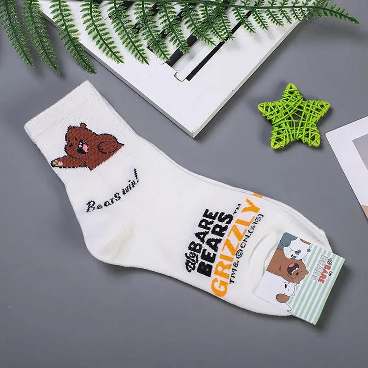 Women's Cotton Cartoon Character Ankle Socks