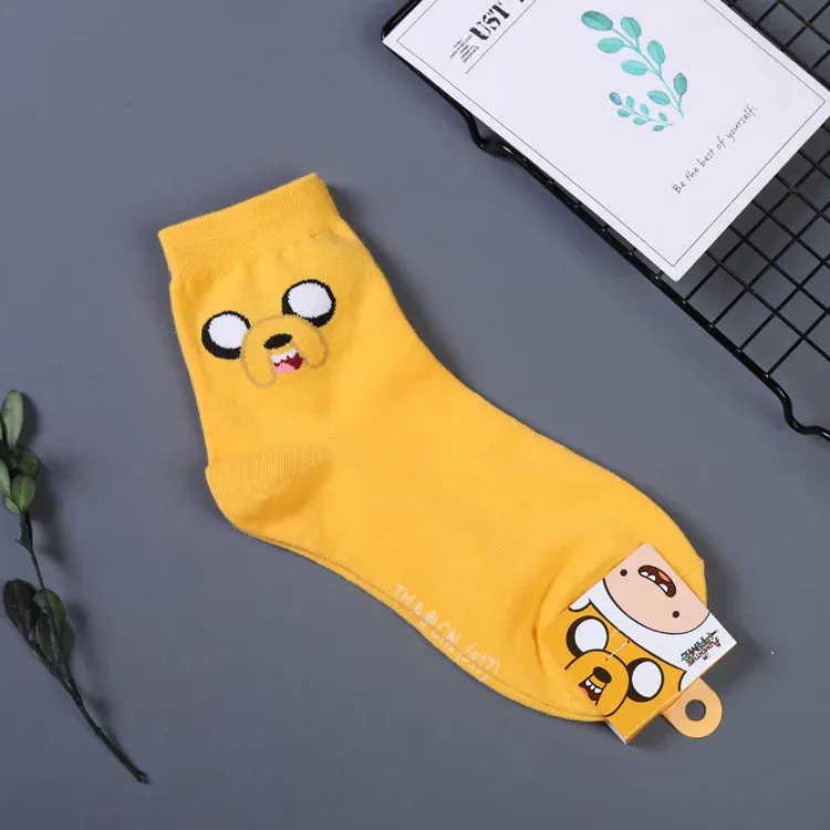 Women's Cotton Cartoon Character Ankle Socks