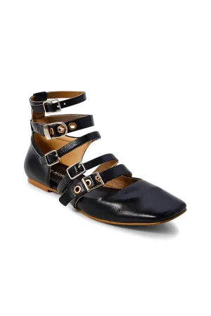 Women's Hart Buckle Ballet Flat Shoe