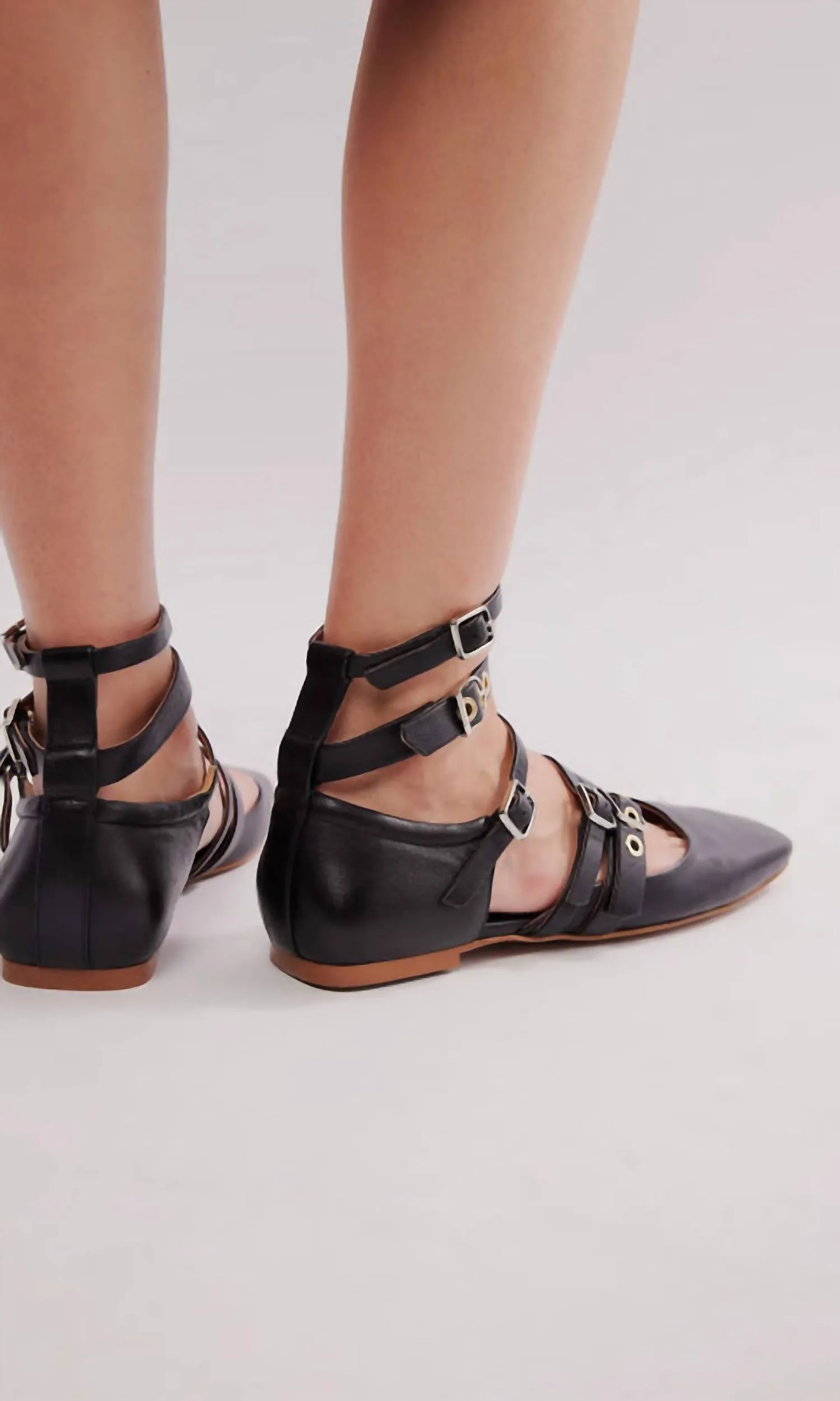 Women's Hart Buckle Ballet Flat Shoe